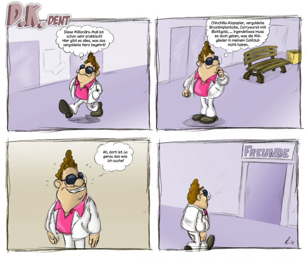 Comic: D.K. dent - Freunde 1