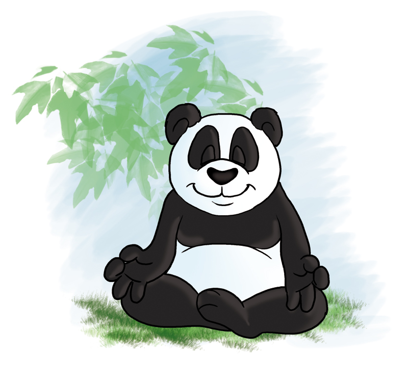 Illustration: Yoga Panda 1