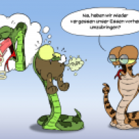 Schlangenfraß