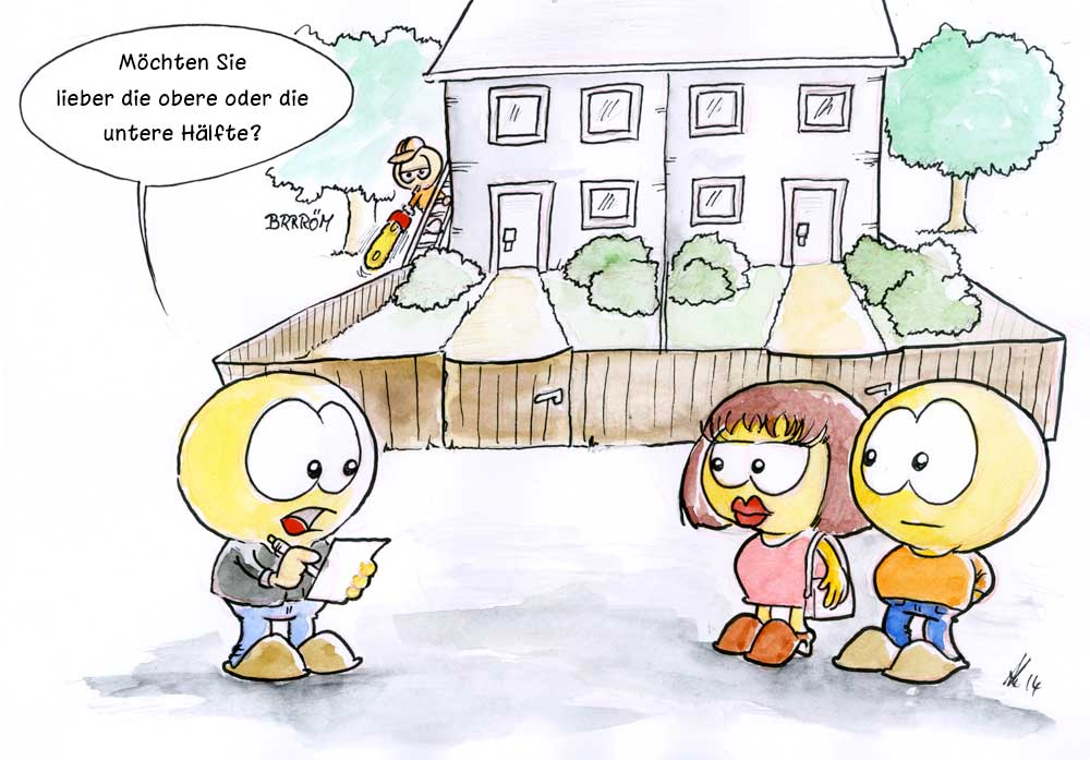 Cartoon: Doppelhaushälfte 1