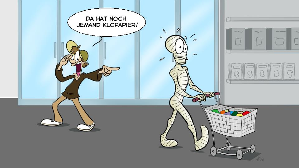 Cartoon: Klopapier 1