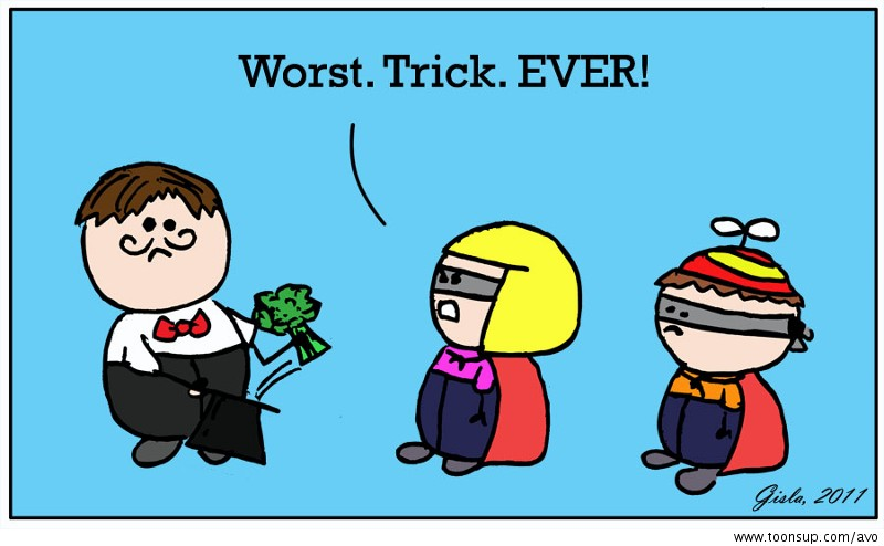 Cartoon: Anti Vegetables Organisation 19