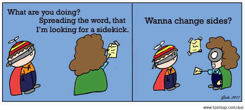 Cartoon: Anti Vegetables Organisation 1