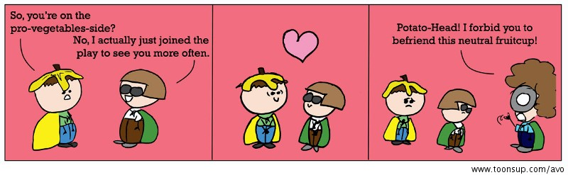 Cartoon: Anti Vegetables Organisation 6