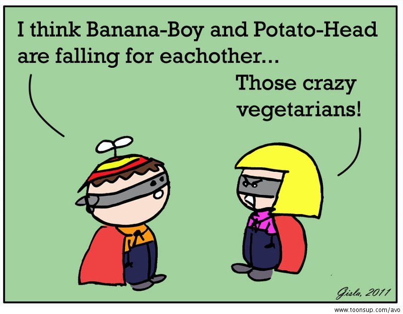 Cartoon: Anti Vegetables Organisation 7