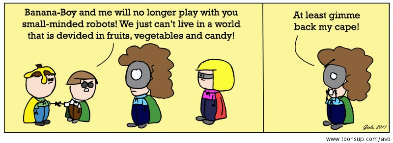 Cartoon: Anti Vegetables Organisation 10