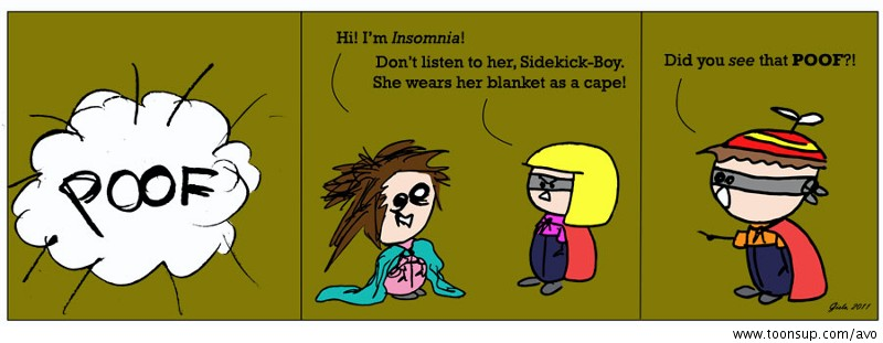Cartoon: miss insomnia 1