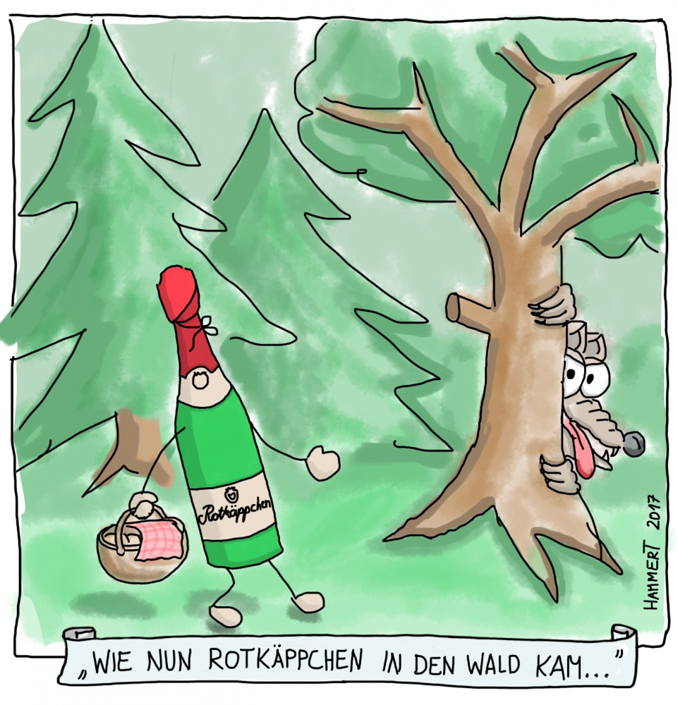 Cartoon: Rotkäppchen (II) 1
