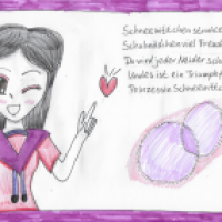 Schneewittchen als Schulmädchen