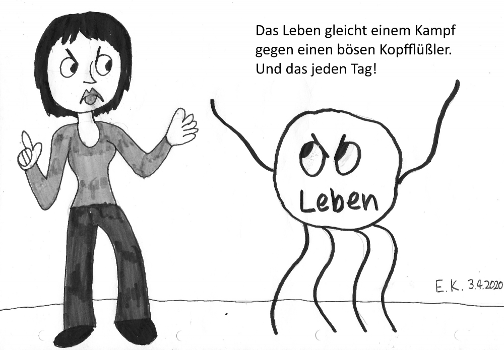Cartoon: Das Leben ist ein Kampf! 1