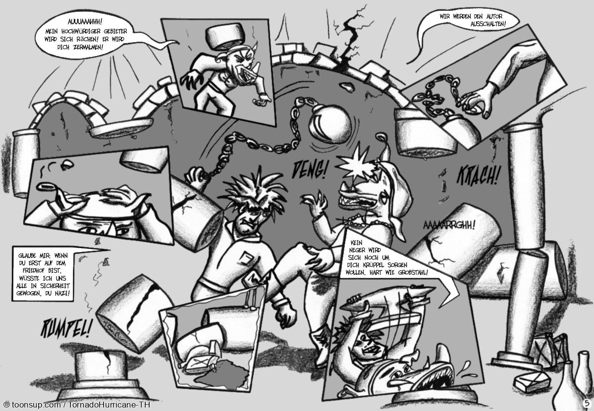 Comic: Jetzt gibt´s Kloppe ! - Frommik Kapitel 4 4