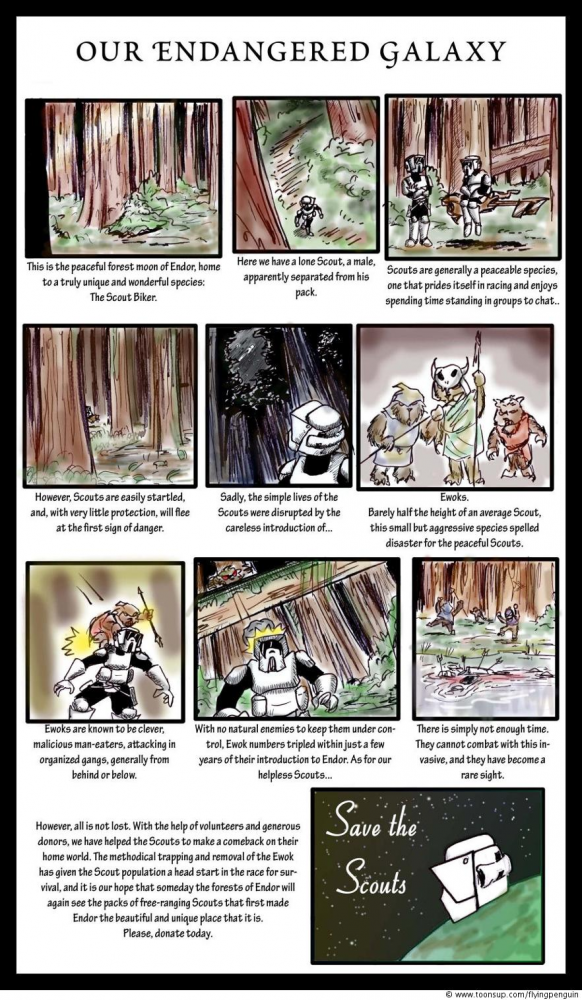 Comic: Our Endangered Galaxy 1