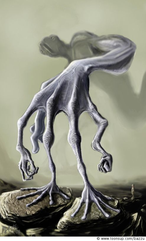 Concept Art / Character Design: 48 Finger 1