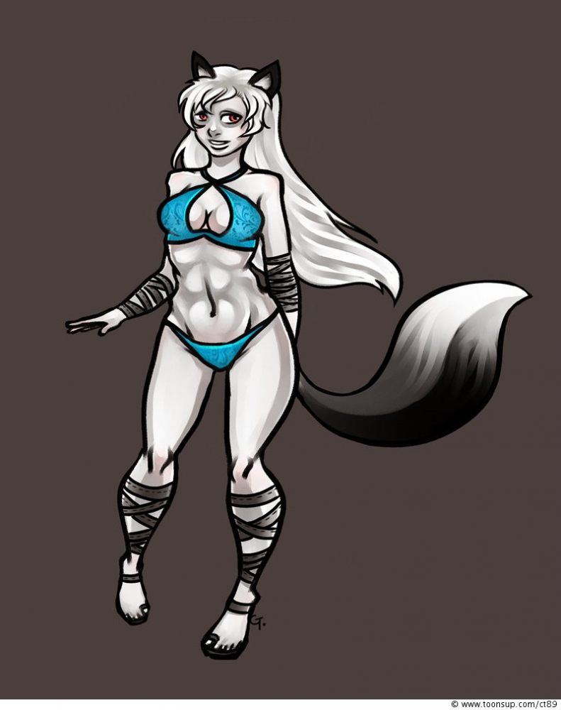 Illustration: Fox on the Beach 1