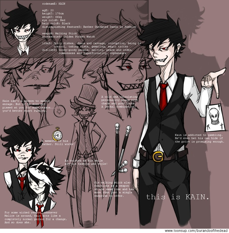 Illustration: Kain - Refference Sheet 1