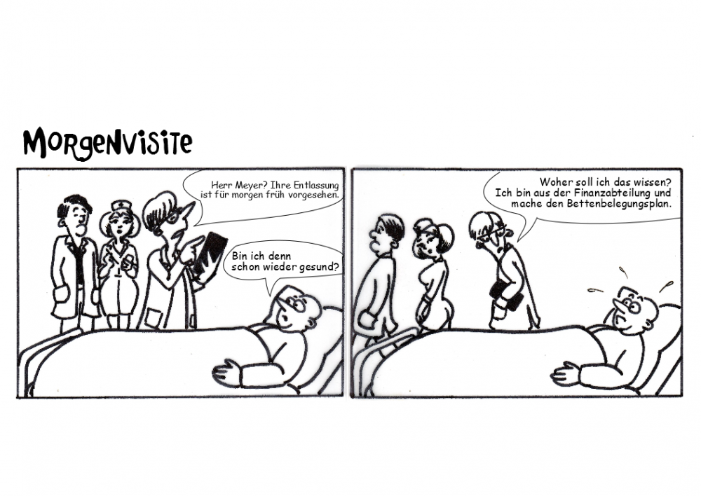 Comic: Morgenvisite 1