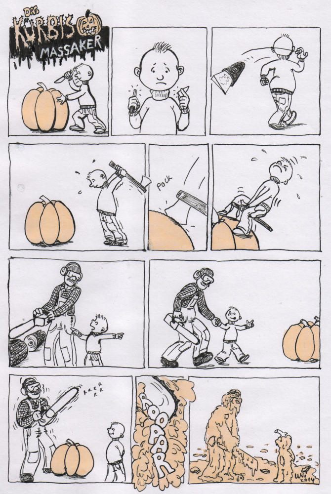 Comic: Das Kürbismassaker 1