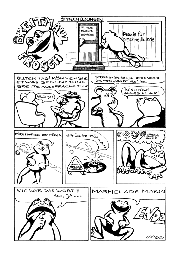 Comic: Sprechübungen 1