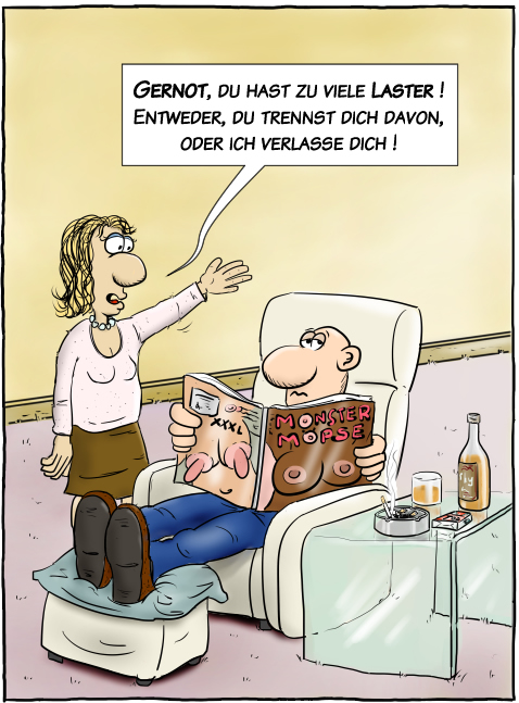 Comic: Zu viele Laster 1