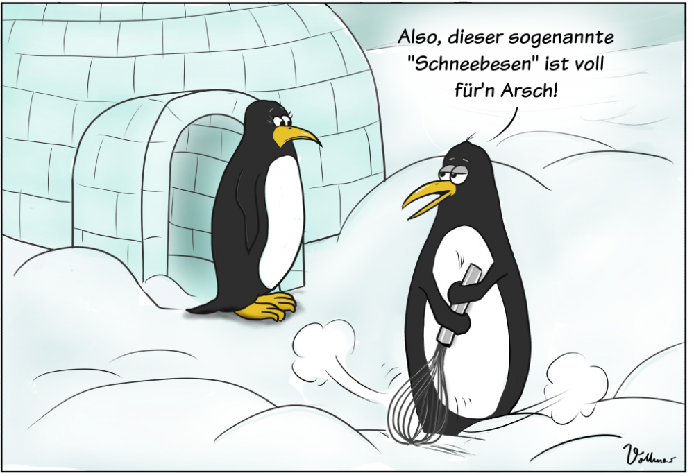 Cartoon: Schnee 1