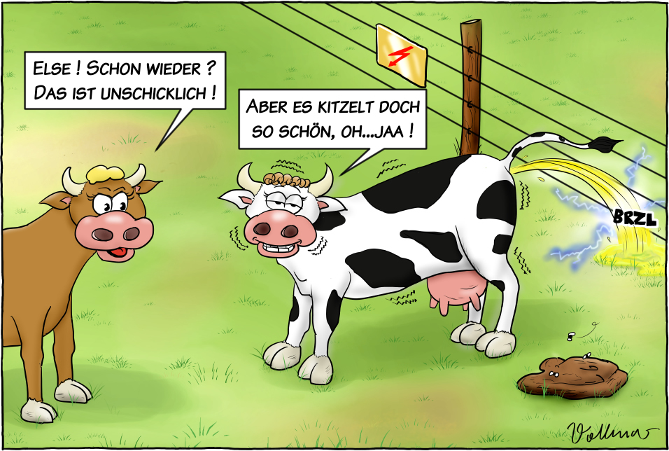 Cartoon: Das kitzelt 1