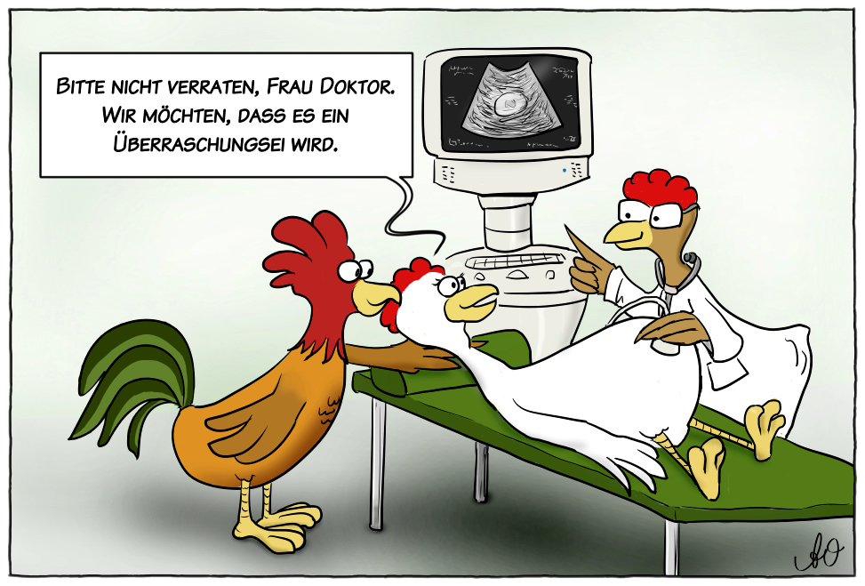 Cartoon: Hühnerarzt 1