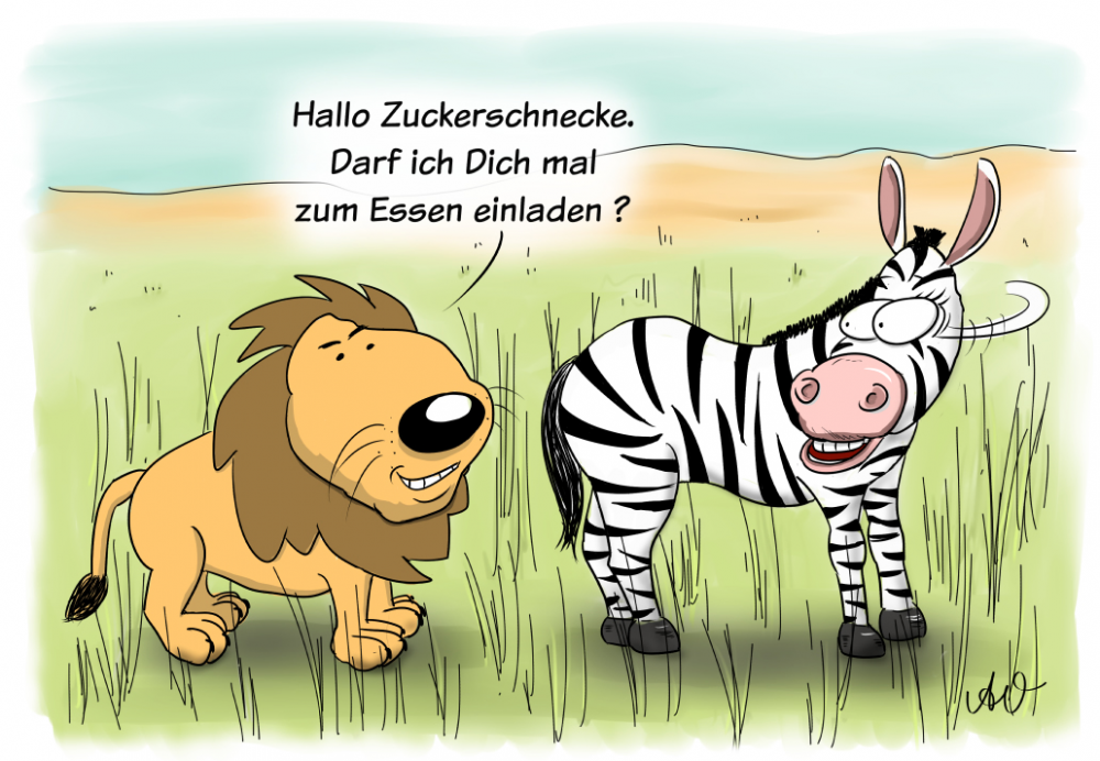 Cartoon: Einladung 1