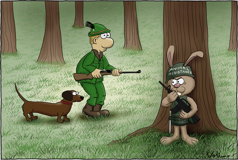 Cartoon: Bunny-Résistance 1