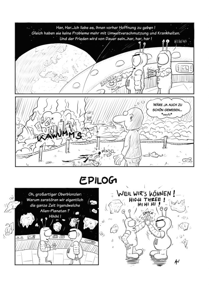 Comic: Der erste Kontakt 3
