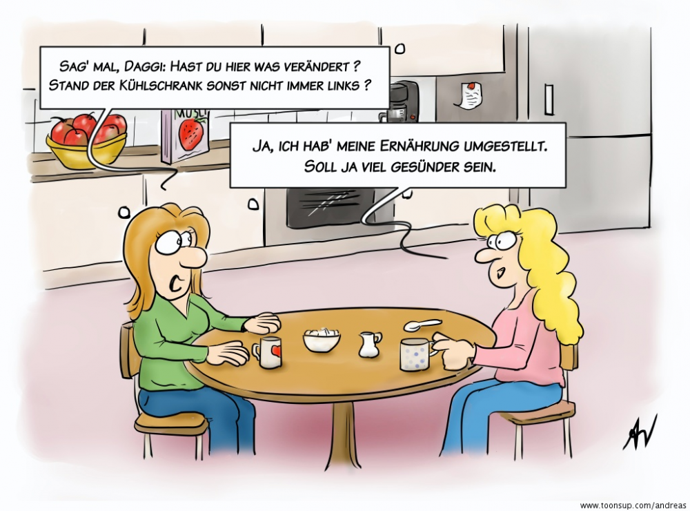 Cartoon: Gesünder 1