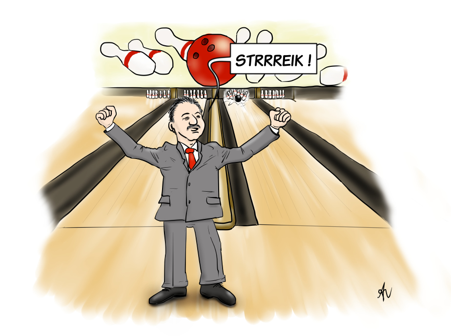 Cartoon: Weselsky's Lieblingssport 1