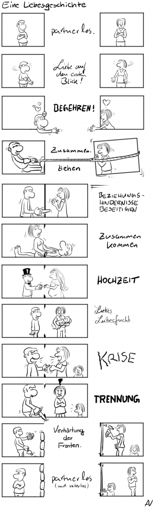 Comic: Eine Liebesgeschichte 1