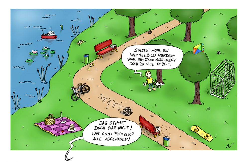 Cartoon: Kein Wimmelbild 1