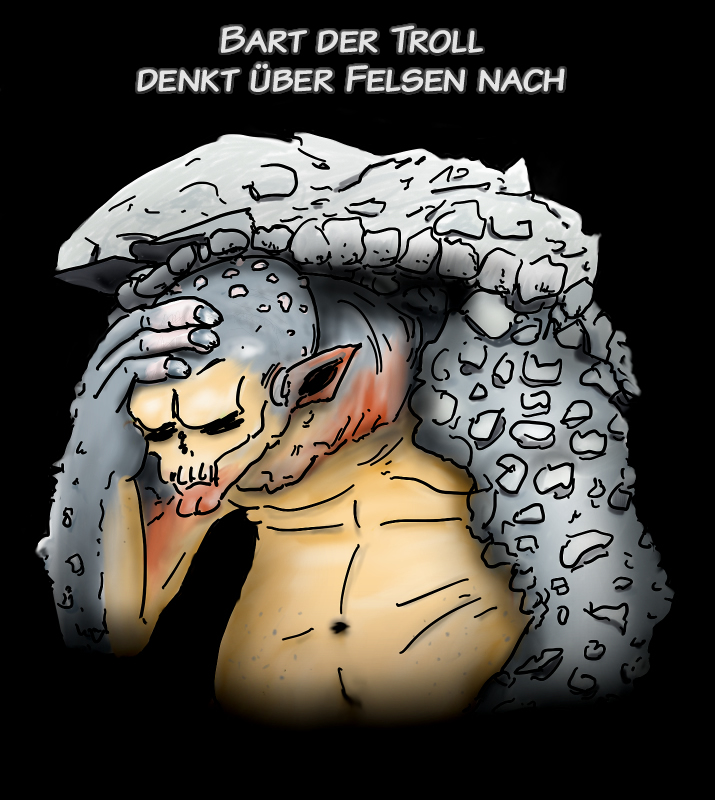 Illustration: Bart der Troll 1