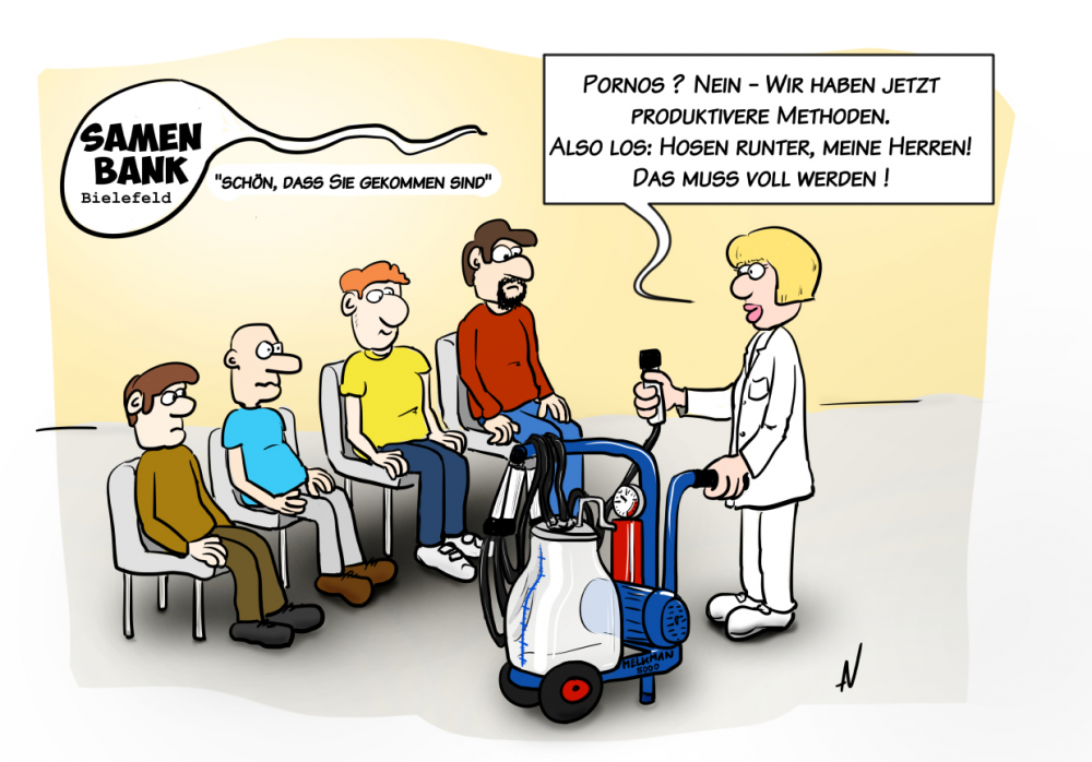 Cartoon: Also los, meine Herren... 1