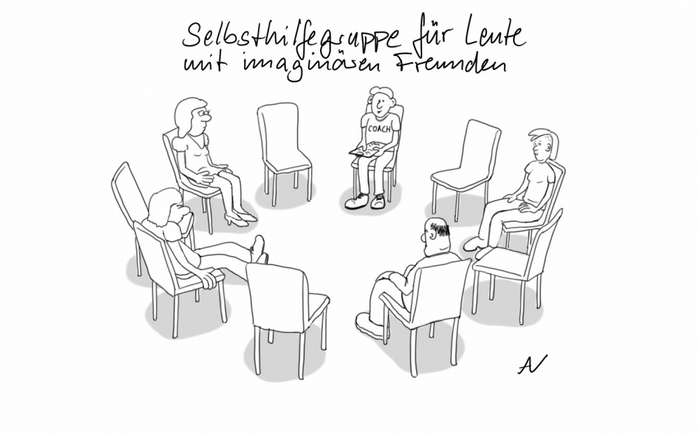 Cartoon: Selbsthilfe 1