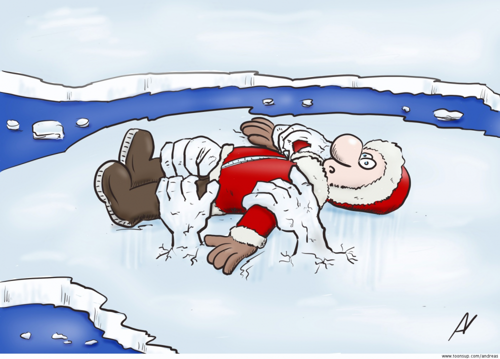Cartoon: Packeis 1