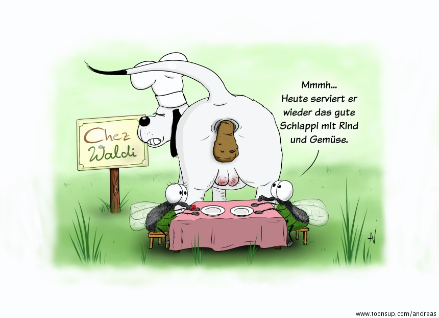 Cartoon: Chez Waldi 1