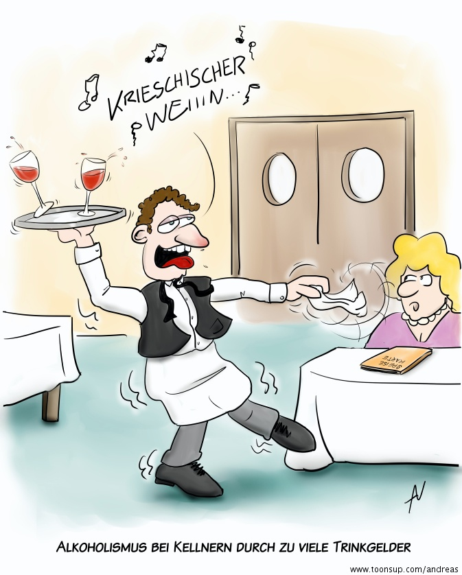 Cartoon: Trinkgeld 1