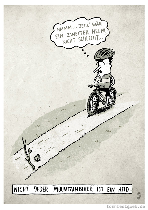 Cartoon: Mountainbike cartoons 2
