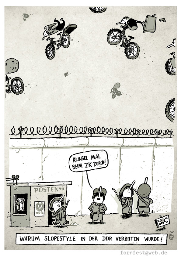 Cartoon: Mountainbike cartoons 9