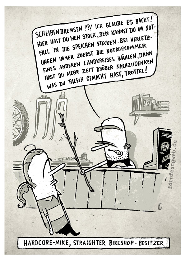 Cartoon: Mountainbike cartoons3 1