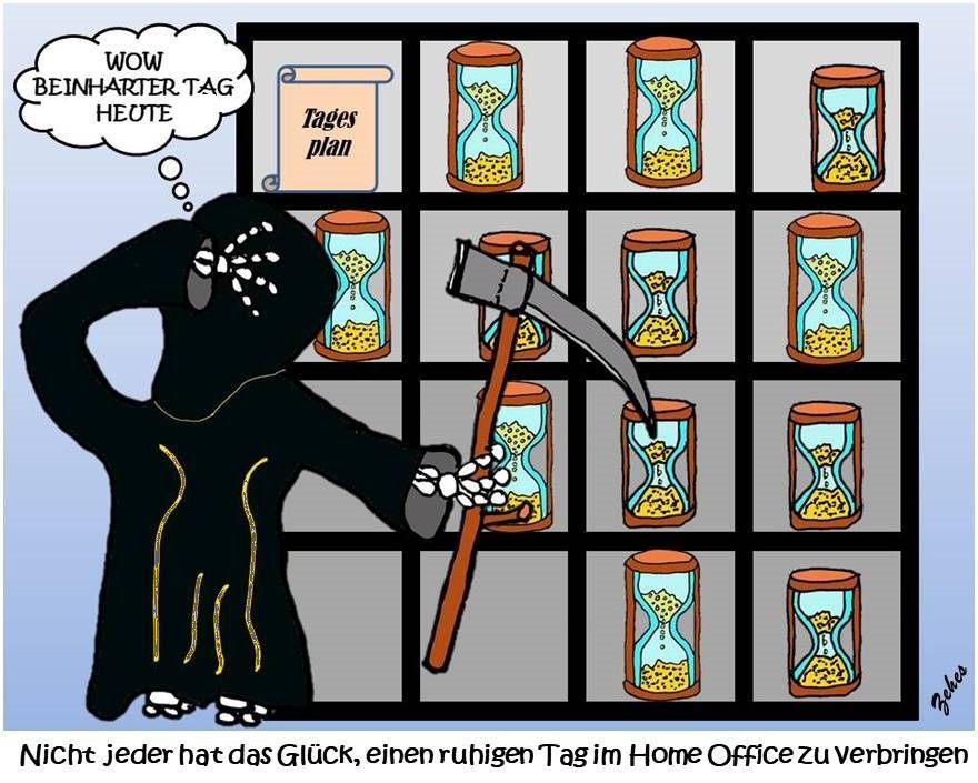 Cartoon: kein homeoffice 1