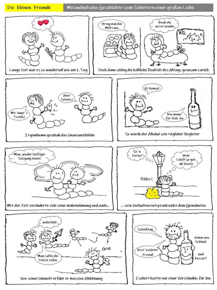 Comic: Scheitern einer Liebe 1