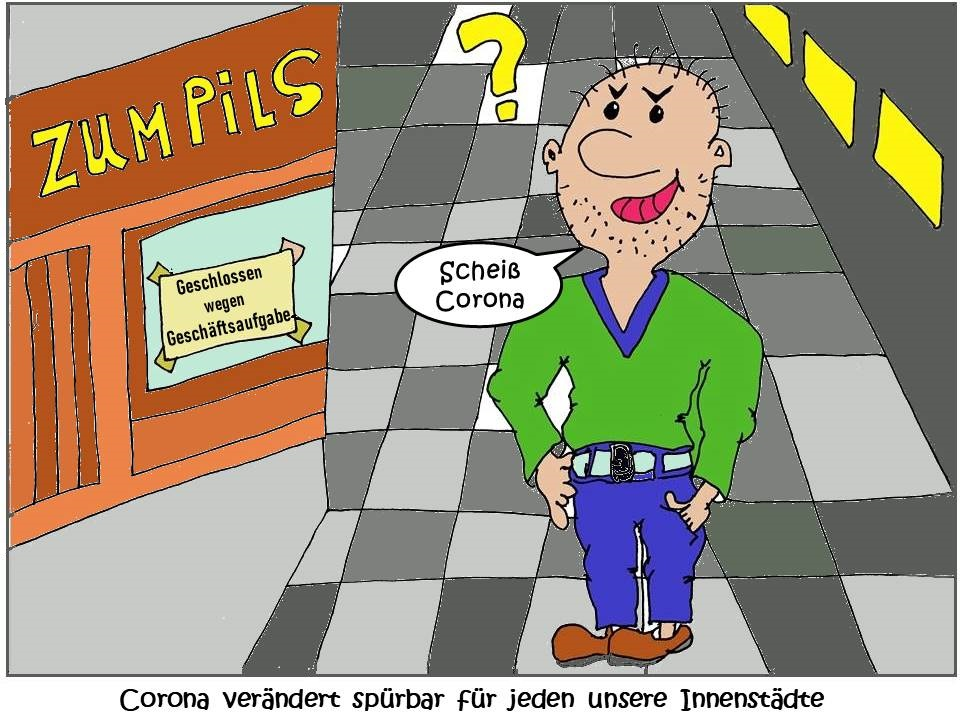 Cartoon: Innenstadt 1