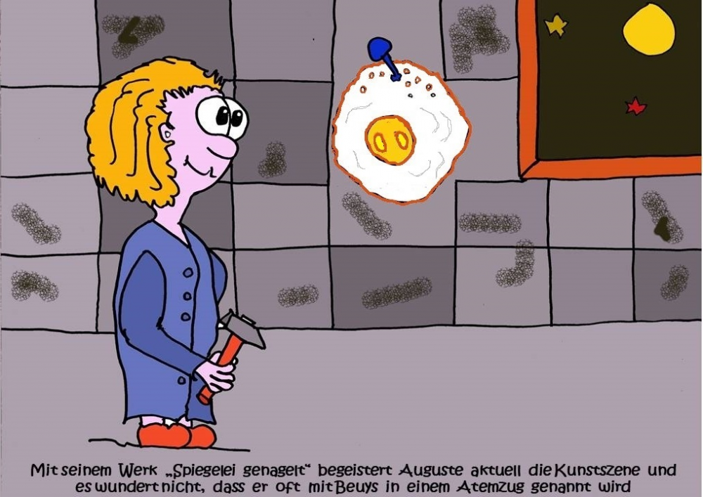 Cartoon: Spiegelei 1