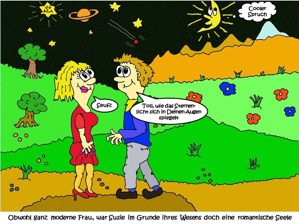 Cartoon: glücklich 1