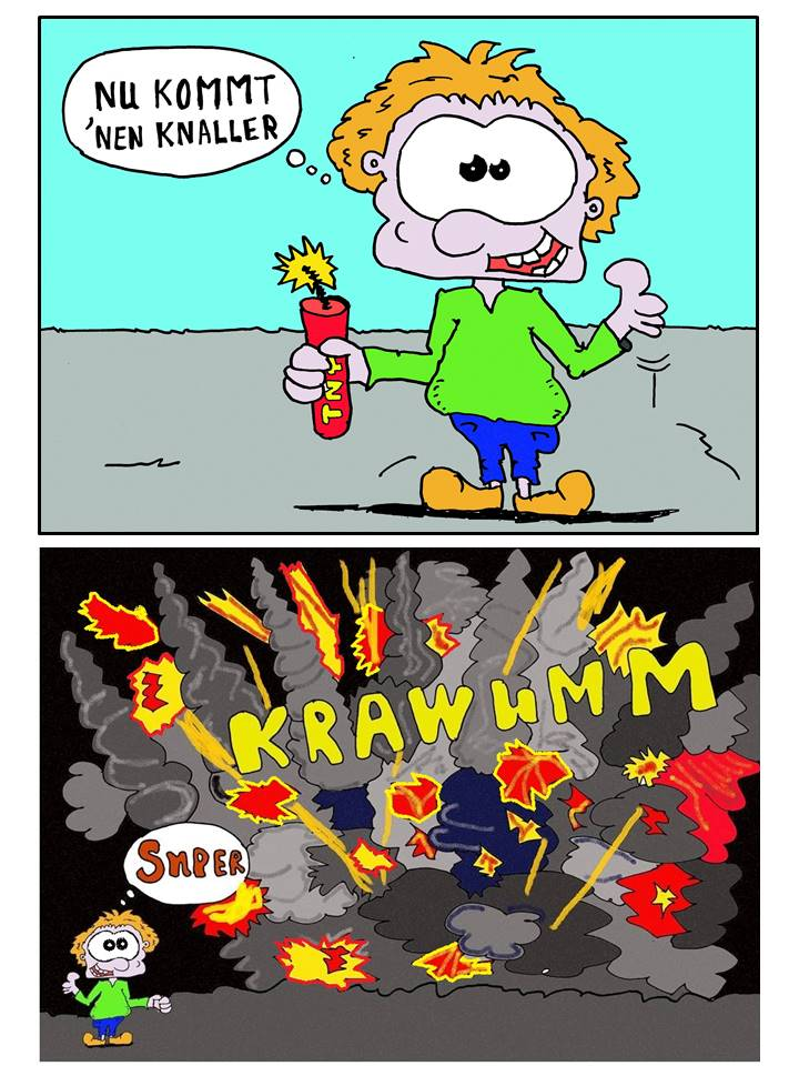 Cartoon: Knaller 1