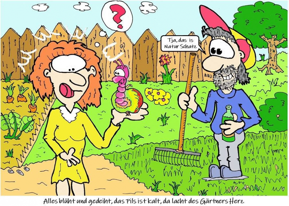 Cartoon: Gärtnern 1