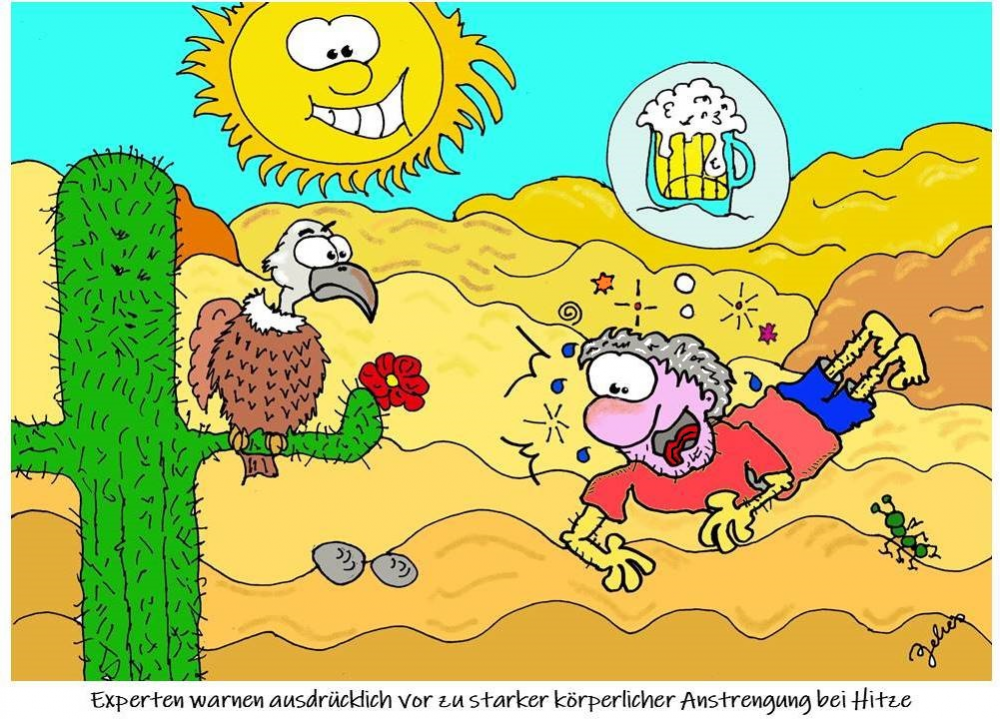 Cartoon: Hitze 1